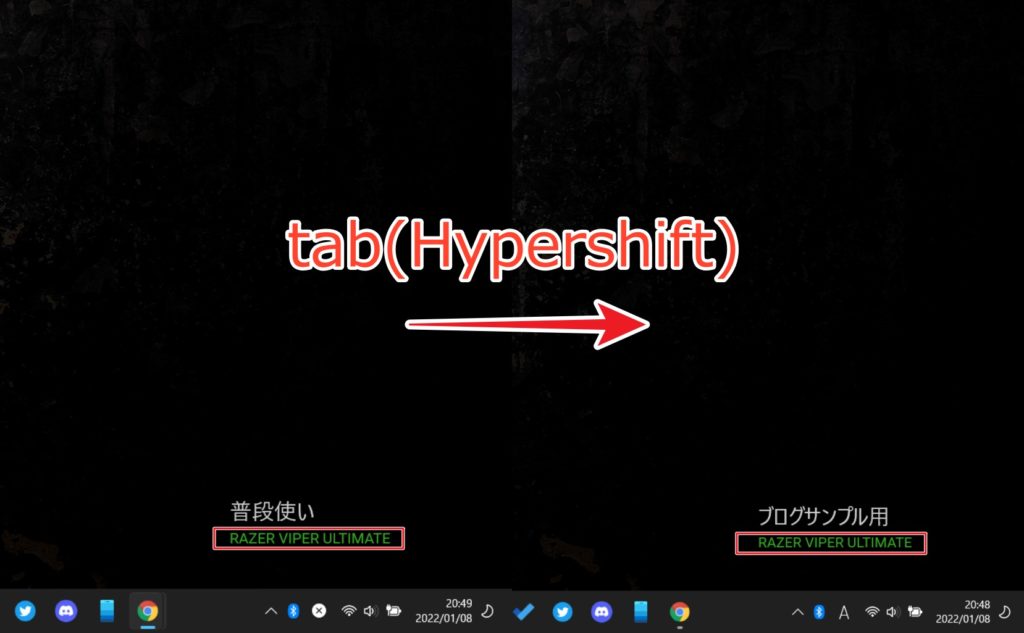 Hypershift tab device profile